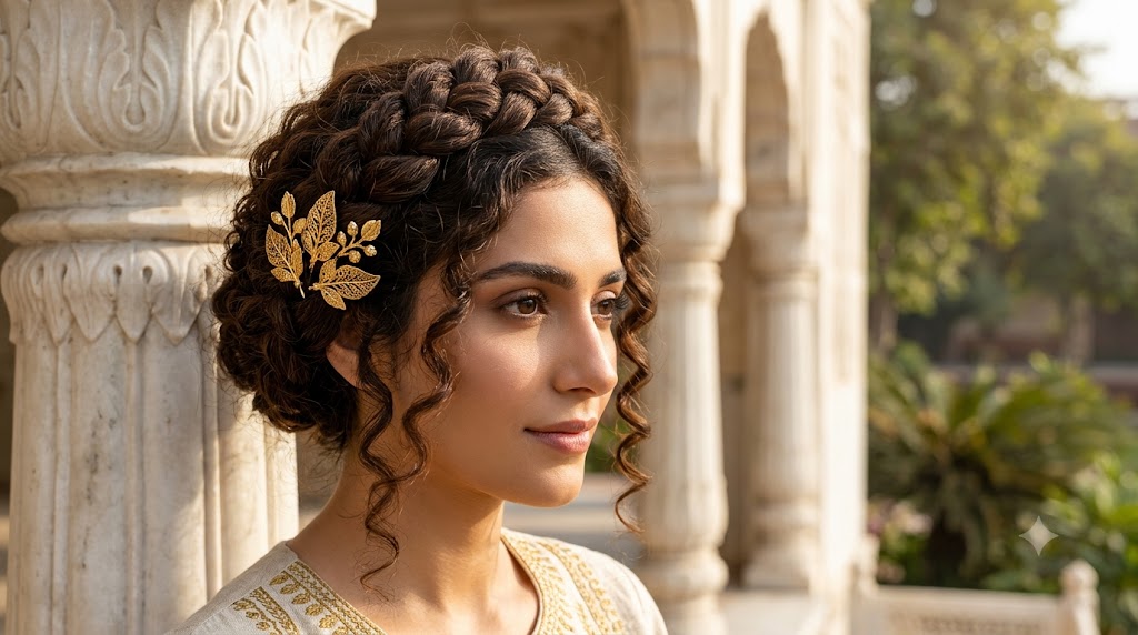 Goddess Greek Crown Braid